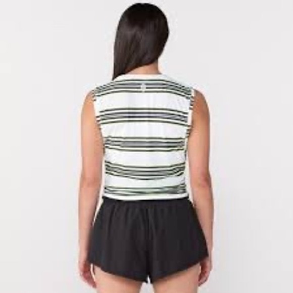 NWT FP Movement Stripe Sport Mode Muscle Tank T-Shirt‎ - Picture 2 of 7